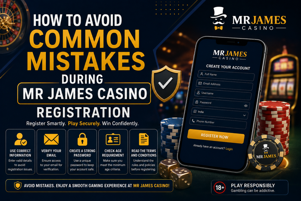 How To Avoid Common Mistakes During Mr James Casino Registration